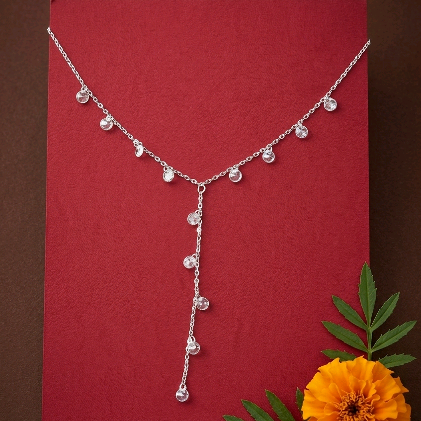 Raindrops Silver Nacklace 