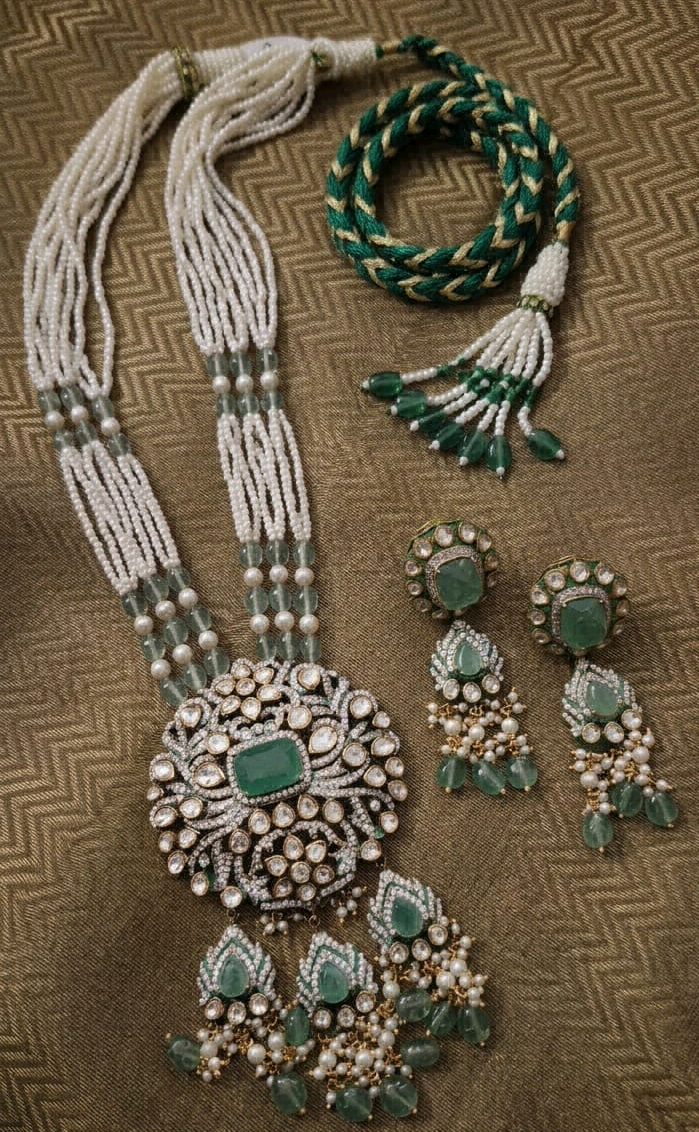 Garima Moissanite Necklace Set