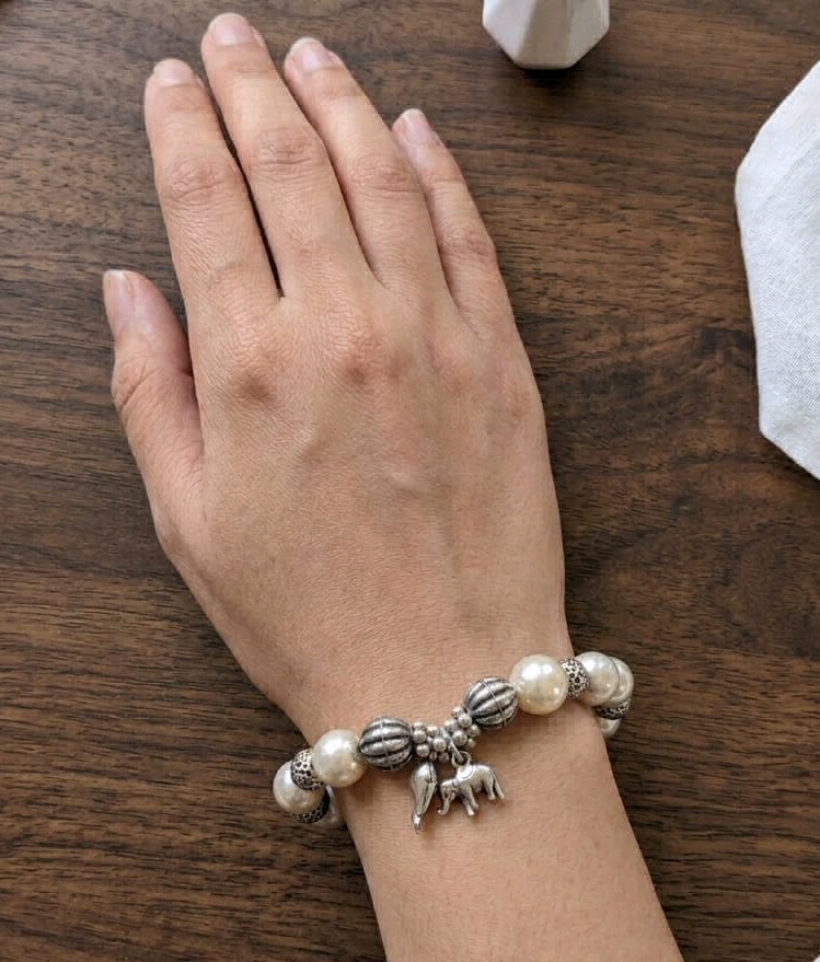 Beaded Charm Bracelet 