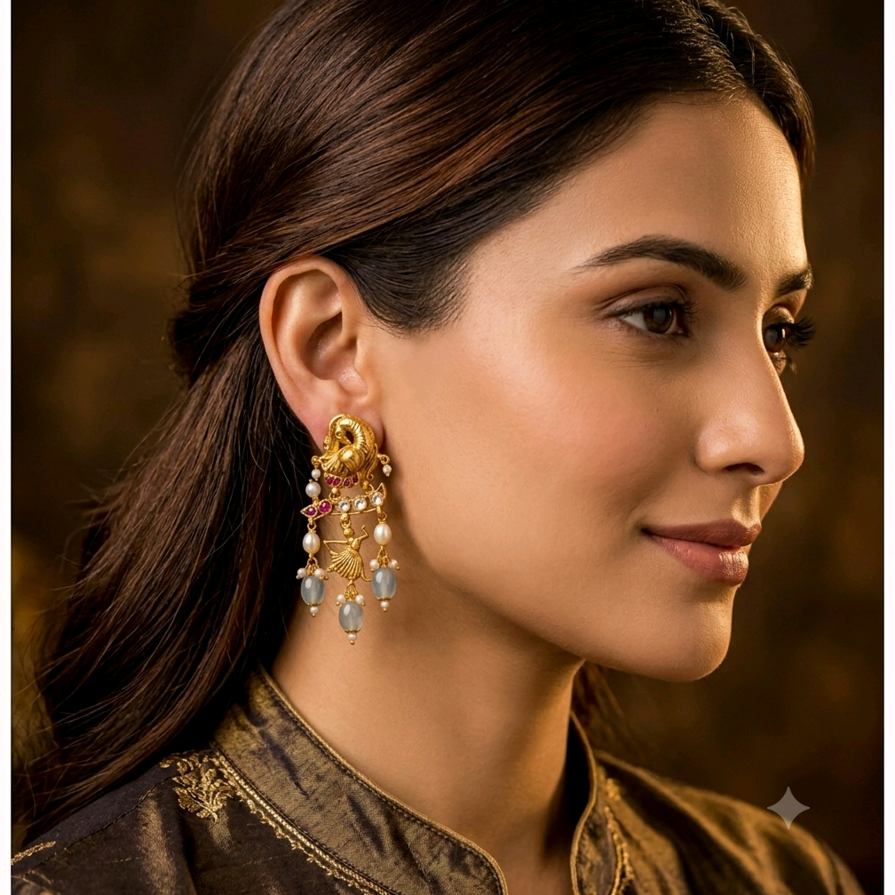 MaYuRa Statement Earrings