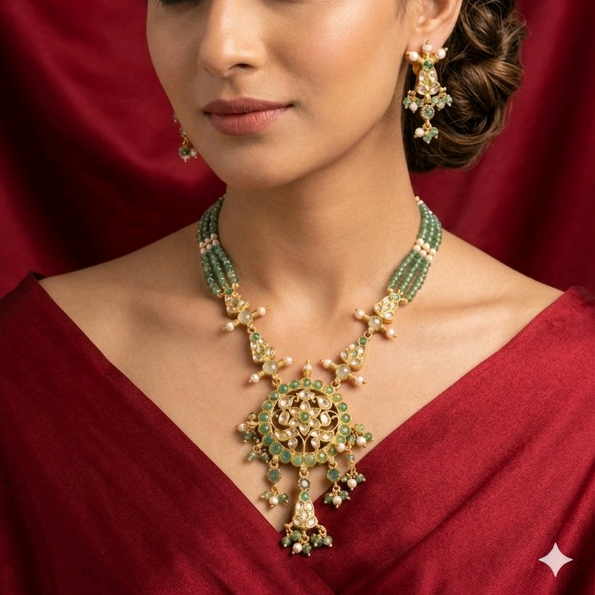 MaYuRa Kundan Rani Haar 