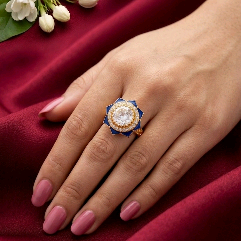 Moissanite Elegance Ring