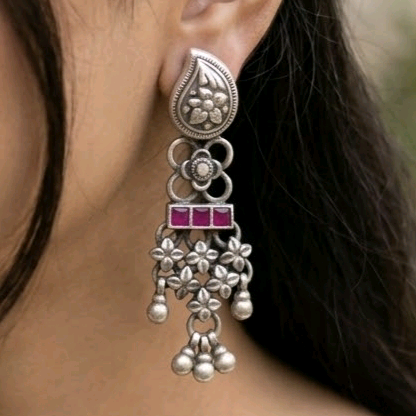Traditional Indian Drop Earrings 