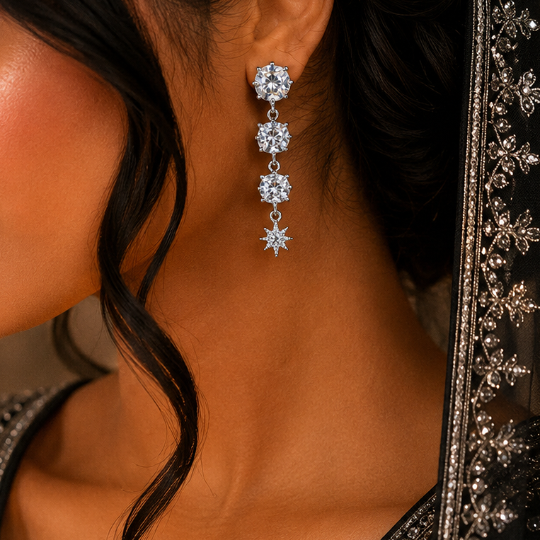 Iconic Diamond Look Earring