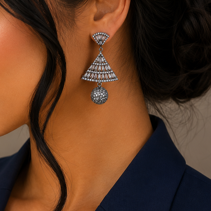 Iconic Diamond Look Earring