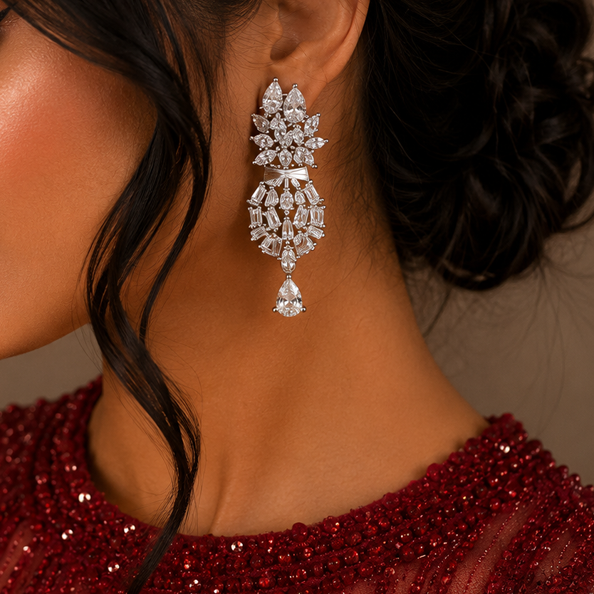 Iconic Diamond Look Earring