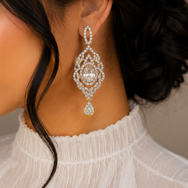 Iconic Diamond Look Earring