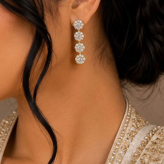 Iconic Diamond Look Earring