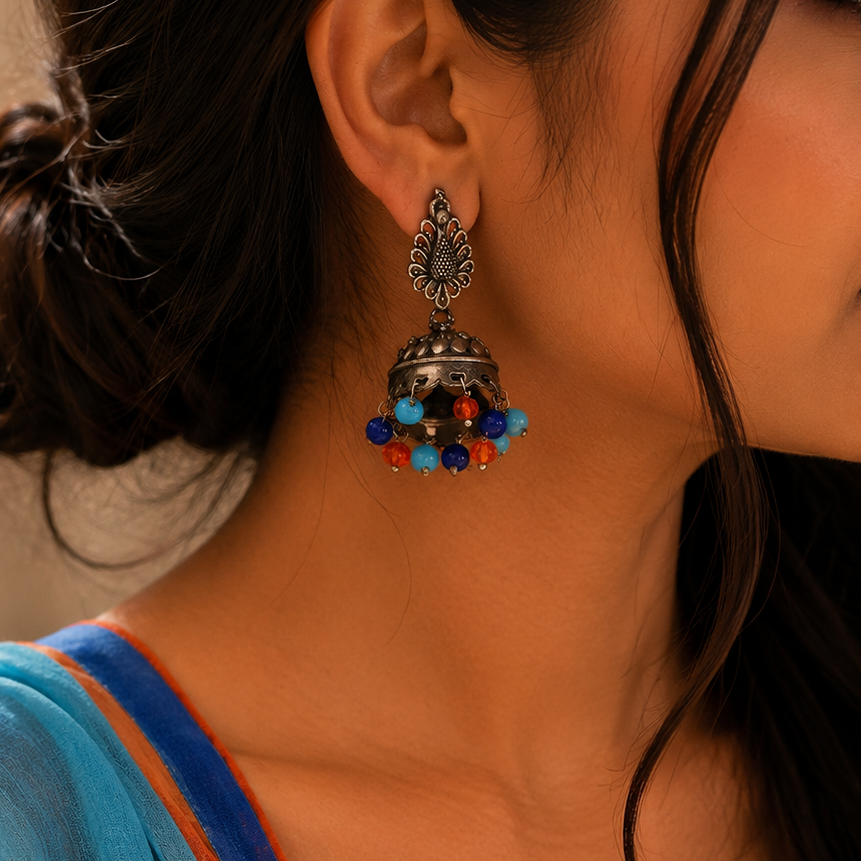 Plain Silver Earring