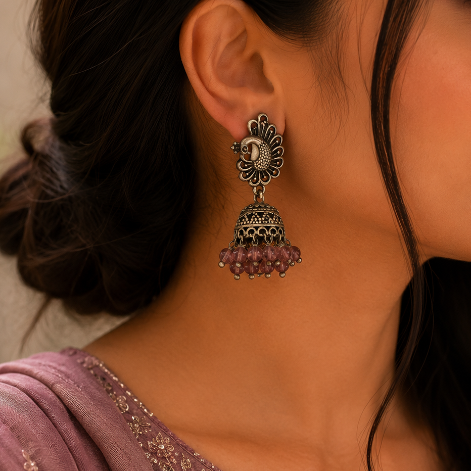 Plain Silver Earring