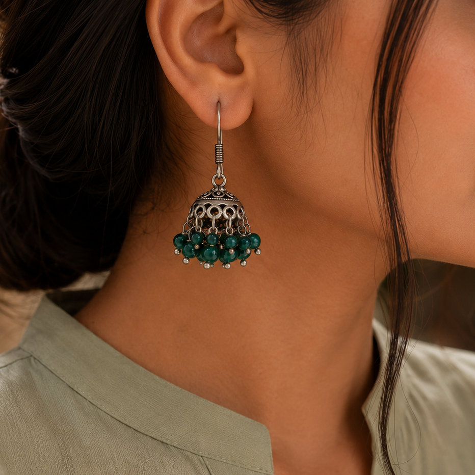 Plain Silver Earring