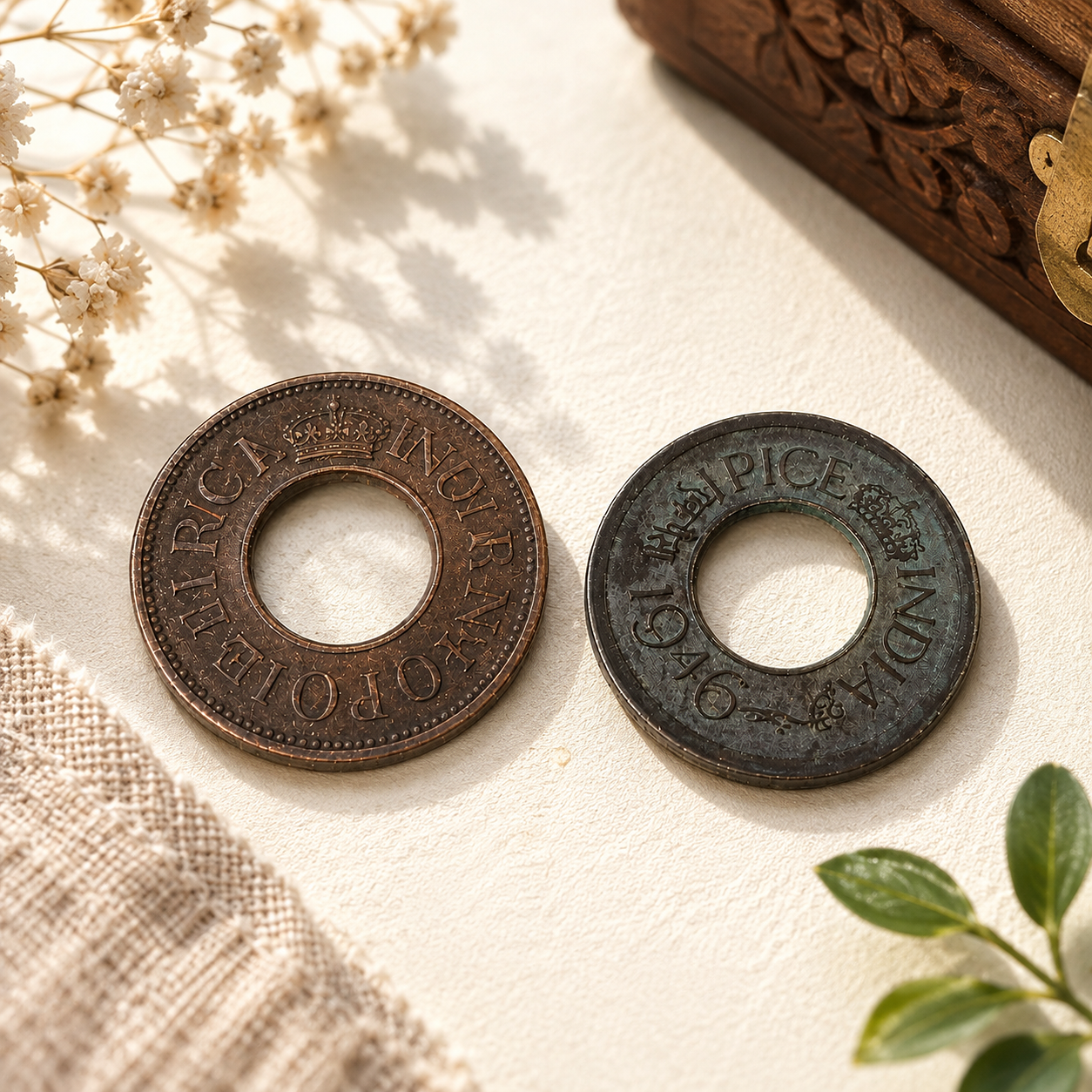 copper coins
