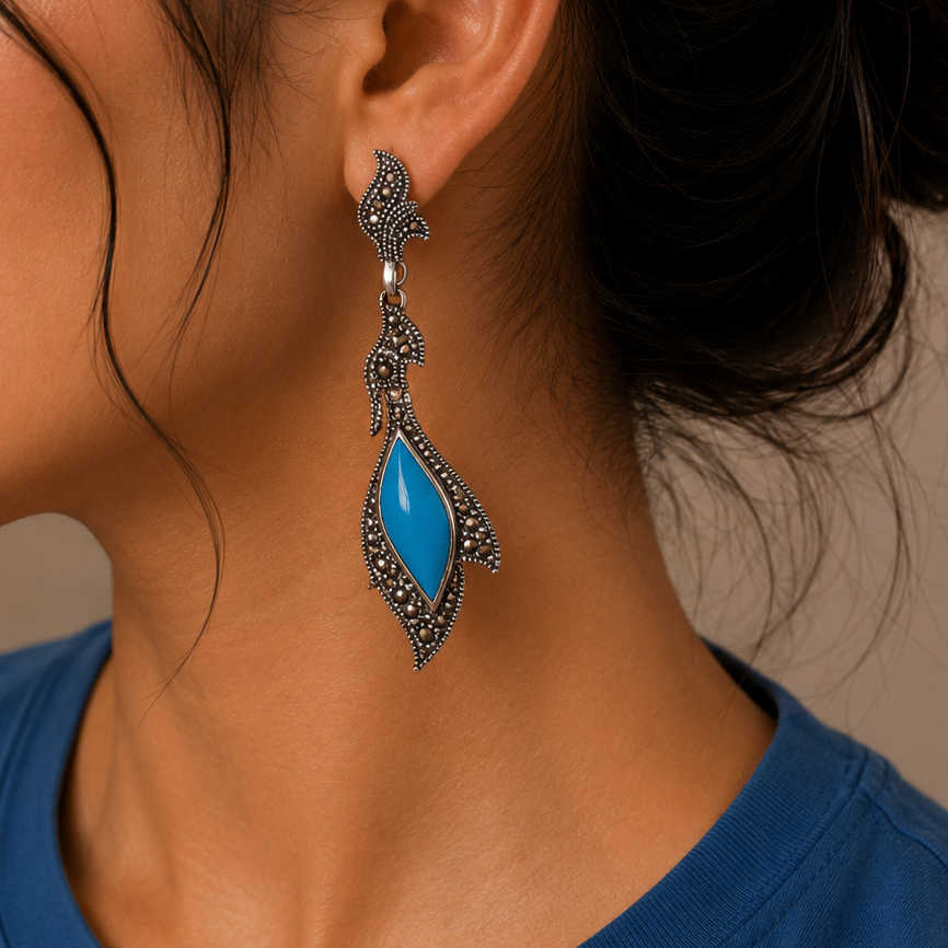OXIDISED EARRINGS