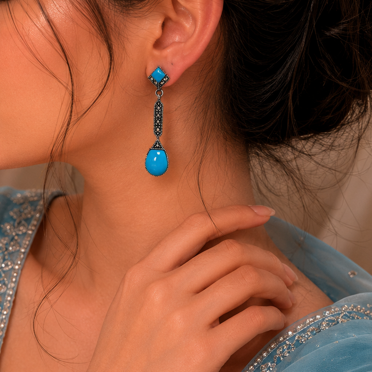 OXIDISED EARRINGS