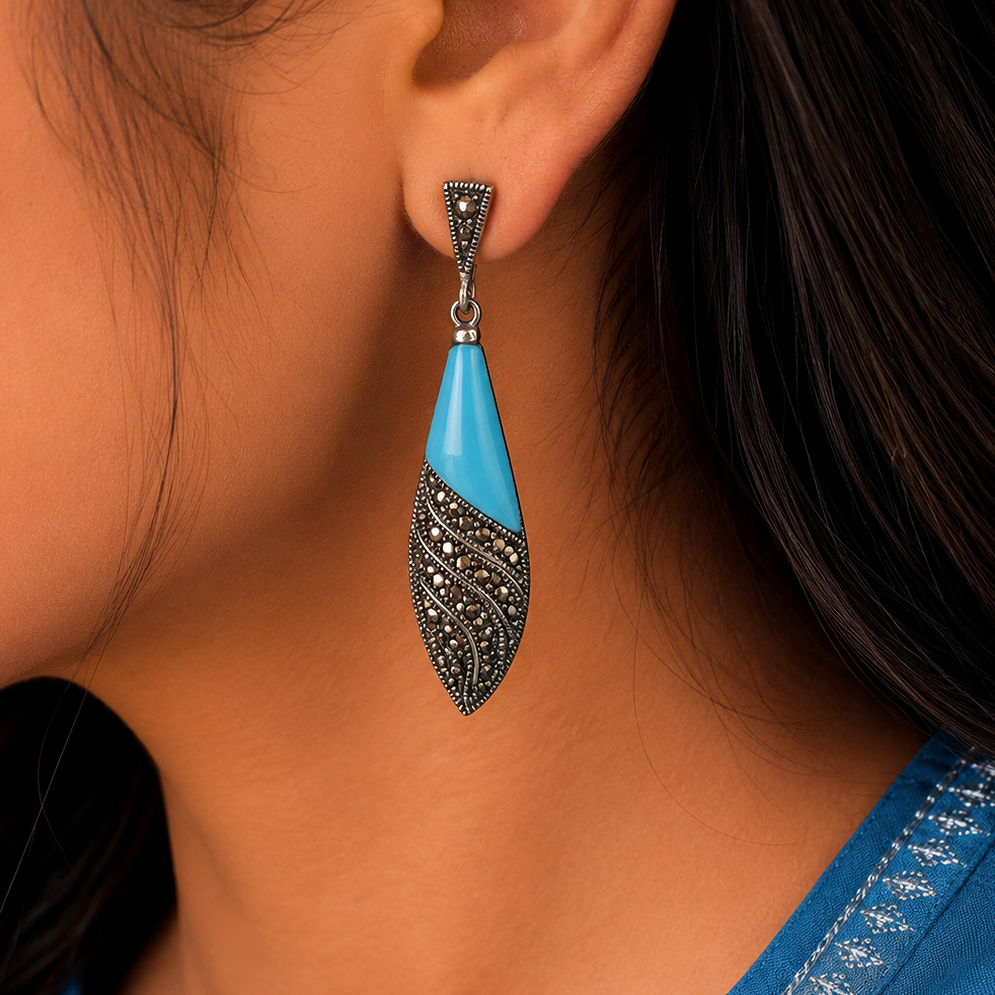 OXIDISED EARRINGS