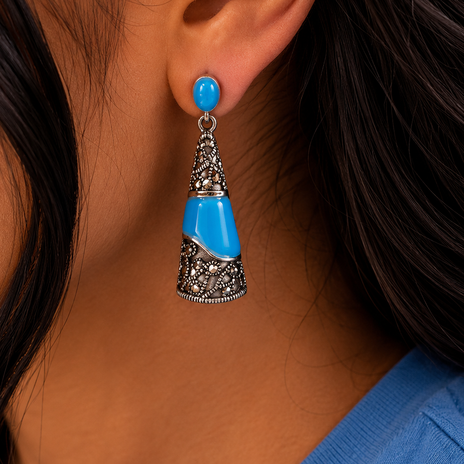 OXIDISED EARRINGS