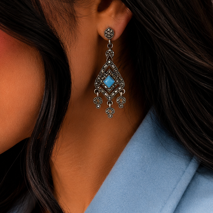 OXIDISED EARRINGS