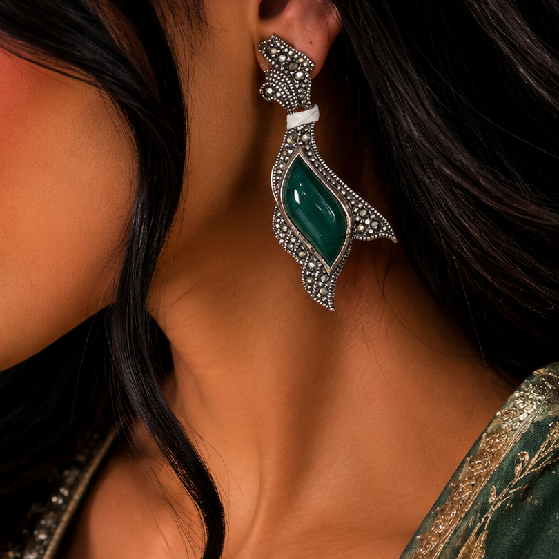 OXIDISED EARRINGS