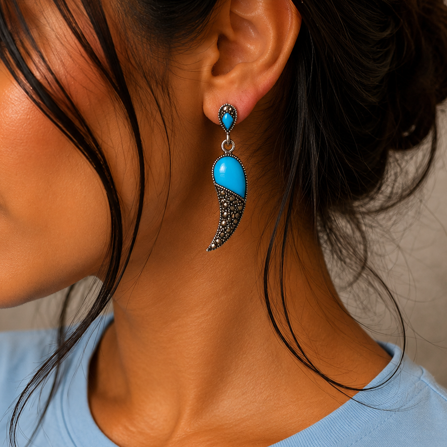 OXIDISED EARRINGS
