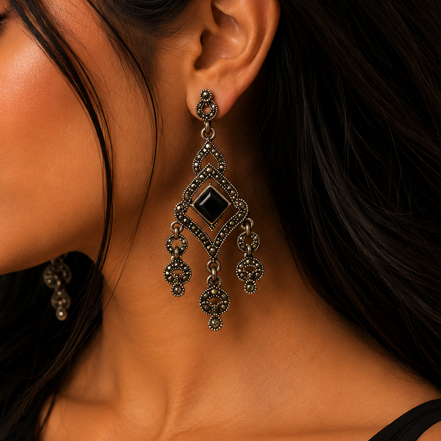 OXIDISED EARRINGS
