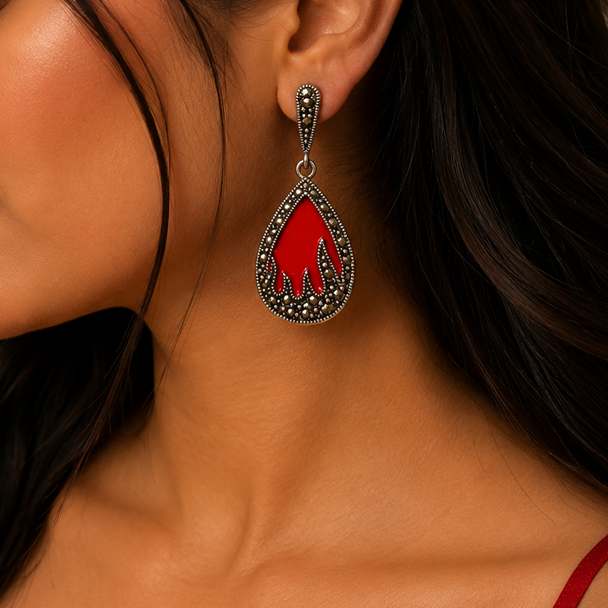 OXIDISED EARRINGS