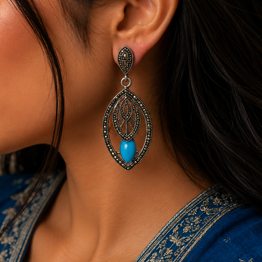 OXIDISED EARRINGS