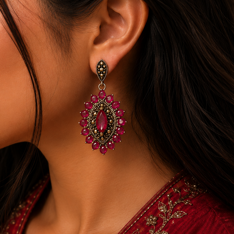 OXIDISED EARRINGS