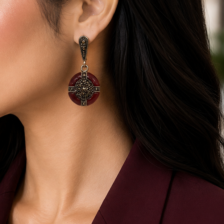 OXIDISED EARRINGS