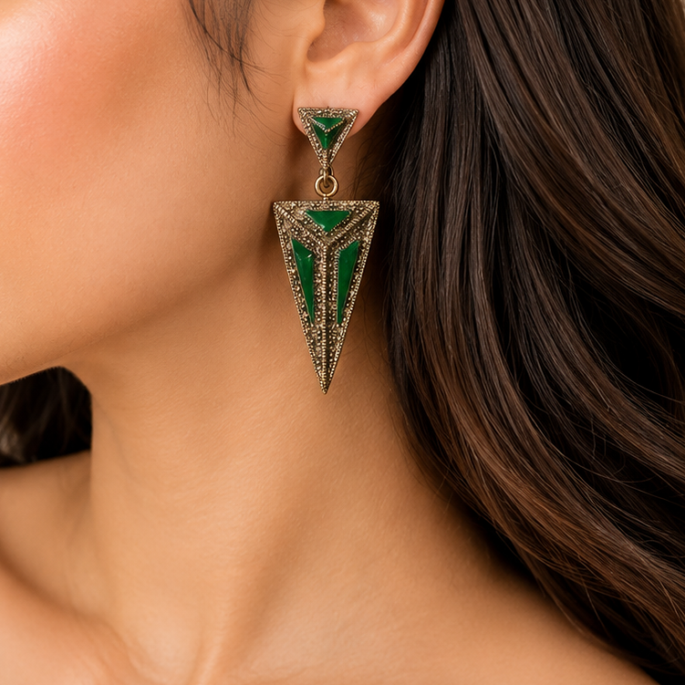 OXIDISED EARRINGS