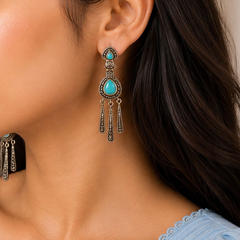 OXIDISED EARRINGS