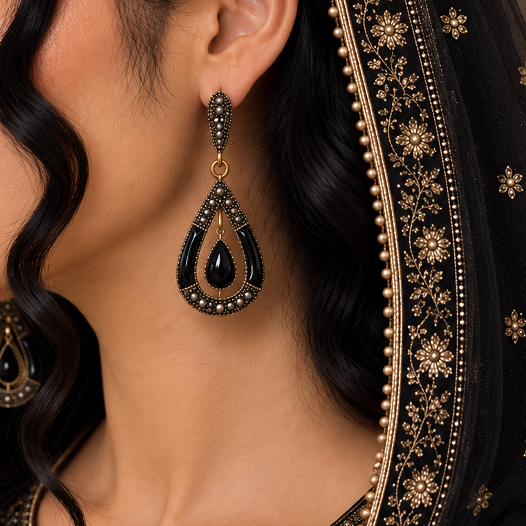 OXIDISED EARRINGS