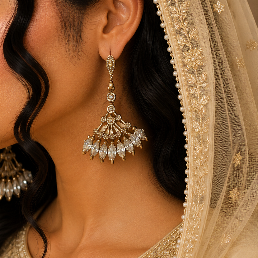 OXIDISED EARRINGS