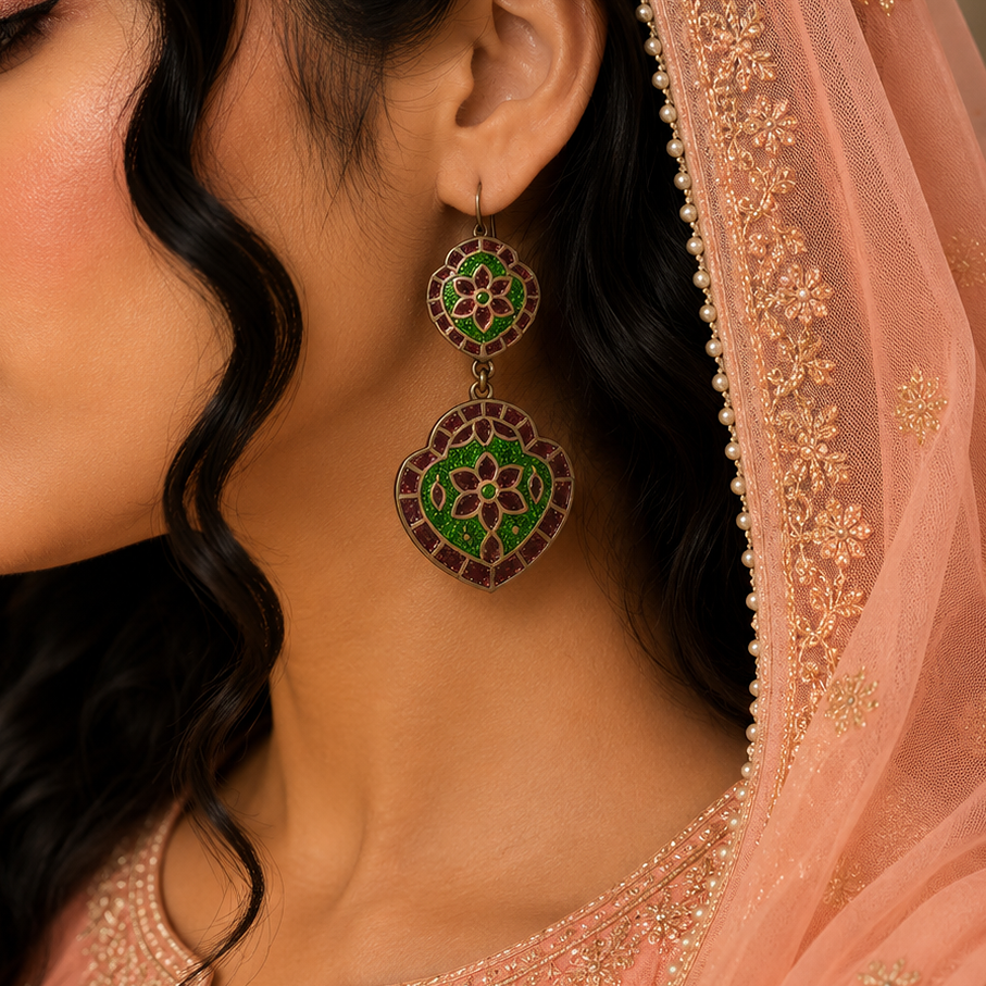 OXIDISED EARRINGS