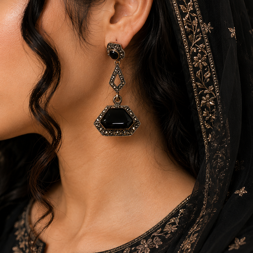 OXIDISED EARRINGS