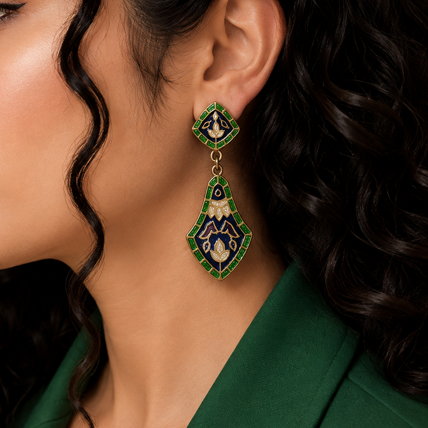 OXIDISED EARRINGS