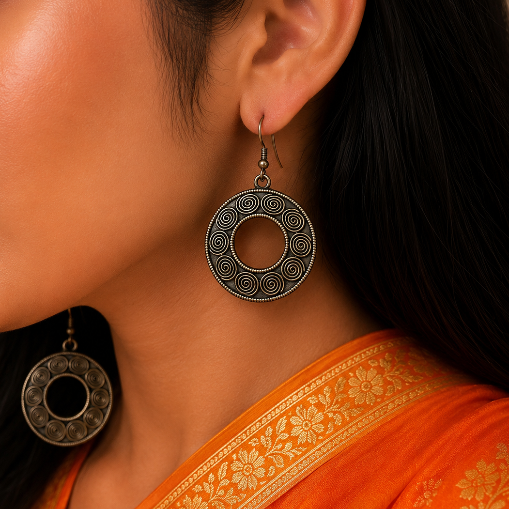 OXIDISED EARRINGS