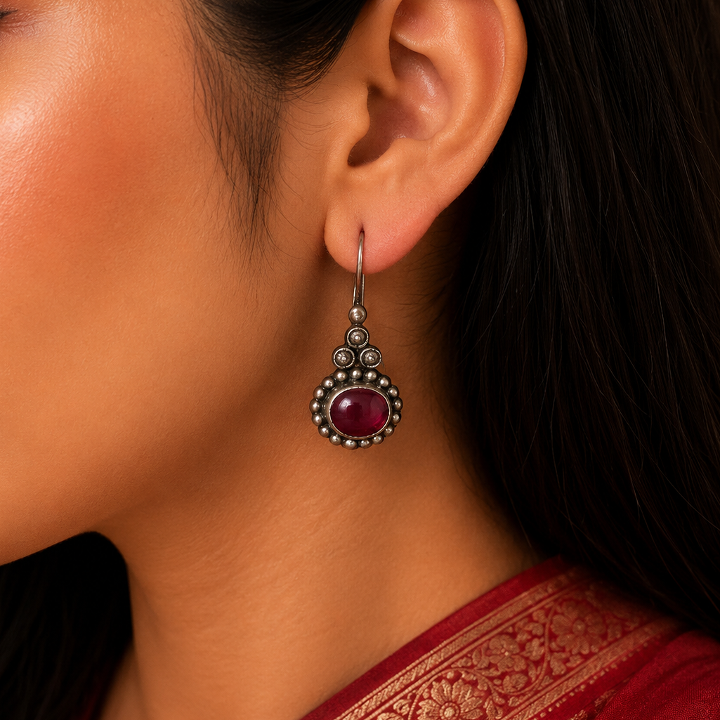 OXIDISED EARRINGS