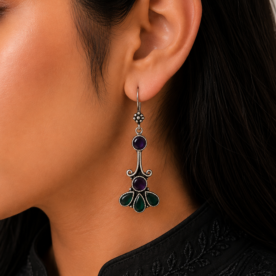 OXIDISED EARRINGS
