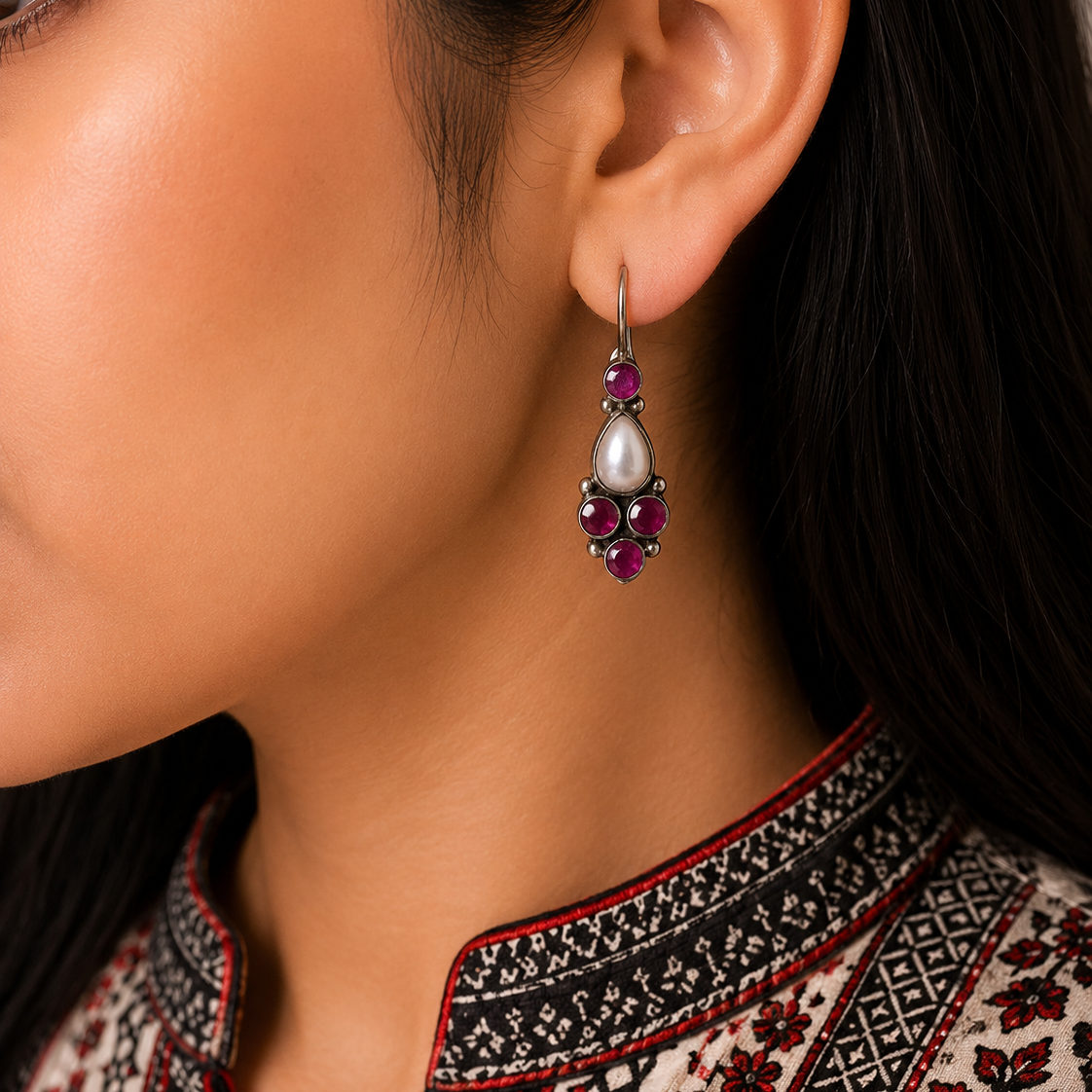 OXIDISED EARRINGS