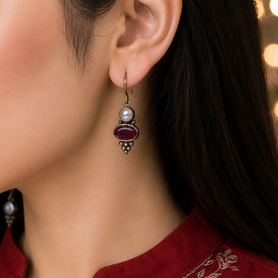 OXIDISED EARRINGS