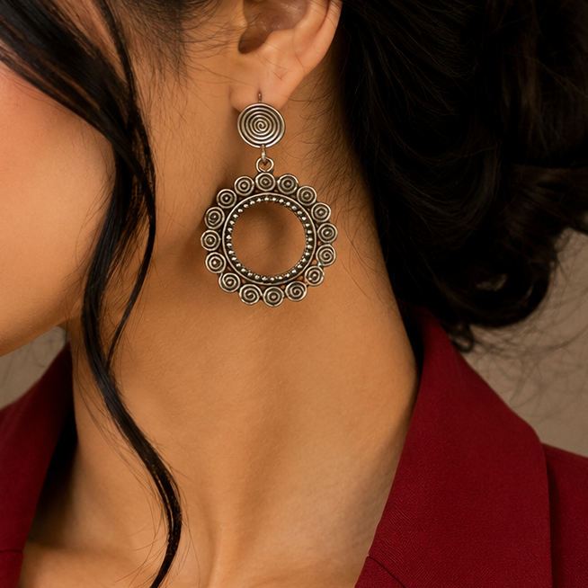 OXIDISED EARRINGS
