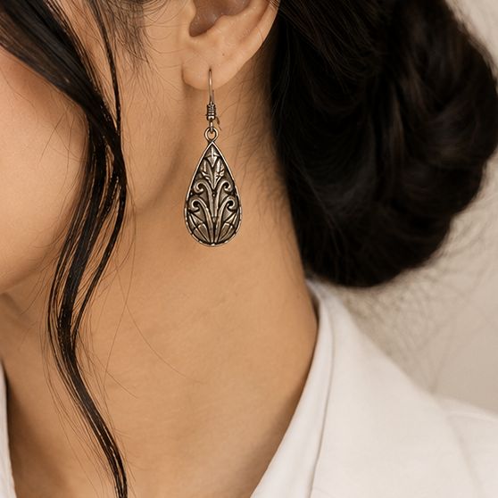 OXIDISED EARRINGS