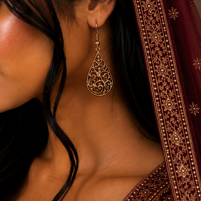 OXIDISED EARRINGS