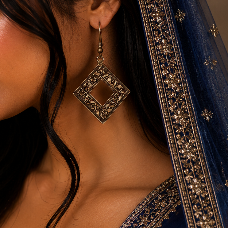 OXIDISED EARRINGS