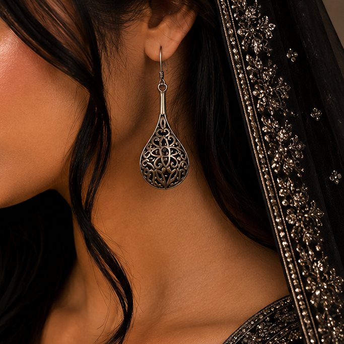 OXIDISED EARRINGS