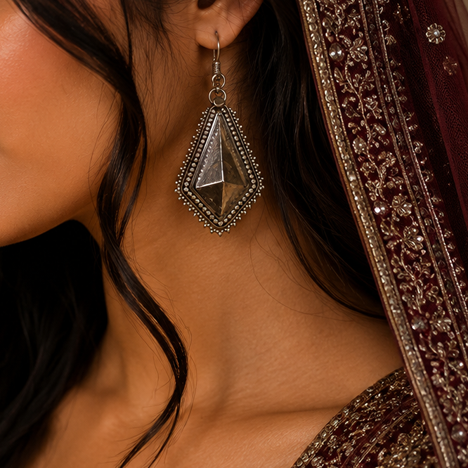 OXIDISED EARRINGS