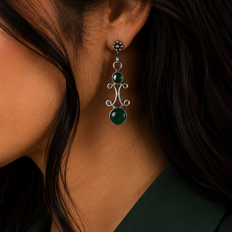 OXIDISED EARRINGS