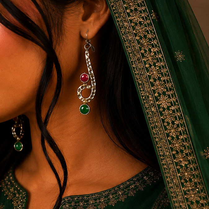 OXIDISED EARRINGS