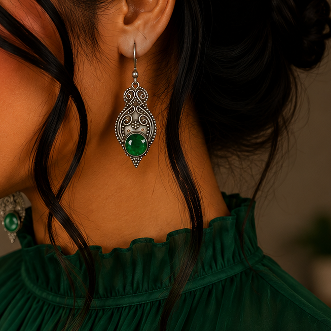 OXIDISED EARRINGS