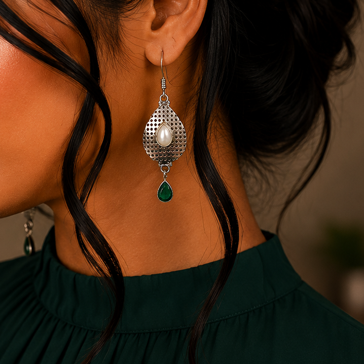 OXIDISED EARRINGS